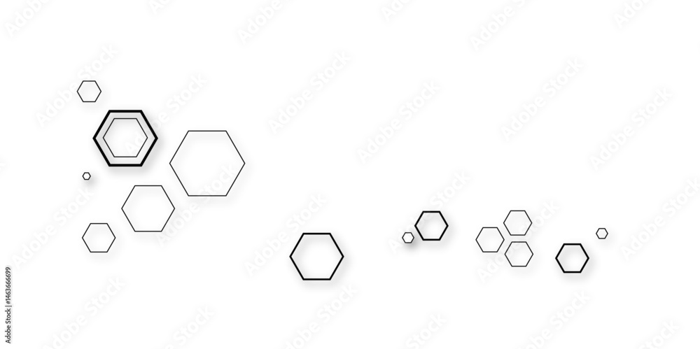 Aufkleber abstract background with lines .background with hexagons . geometric seamless texture white abstract