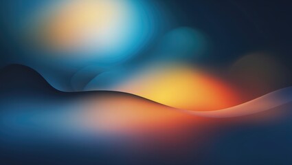 Colorful digital space backdrop featuring abstract, smooth textures in red, yellow, and dark tones