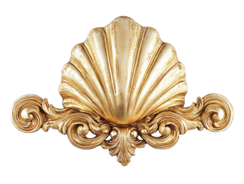 vintage gold element for frame