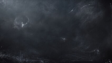 Vintage blackboard with chalk effect, smudges, and wall texture for classroom art concept