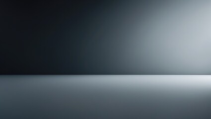 Black gradient background with vintage abstract pattern and space for text, illuminated at the top