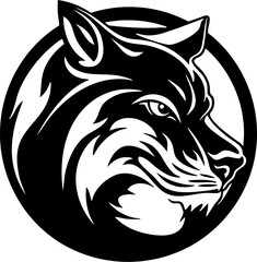 Fierce Wolf Head Logo