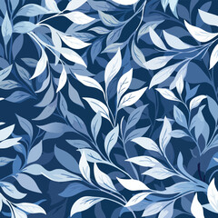 Blue Leaf Pattern