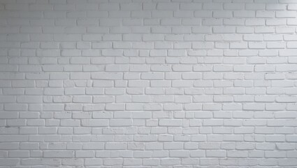 Fototapeta premium Aged white brick exterior with weathered surface and grunge aesthetic