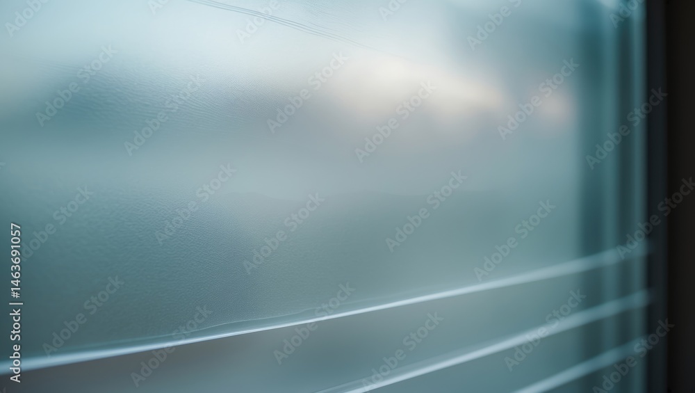 Poster textured foggy mirror with abstract design