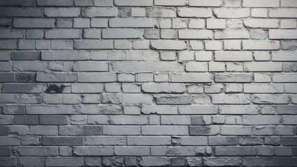 Obraz premium Background Featuring White and Grey Brick Wall Pattern