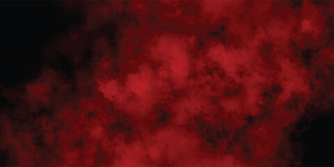 Gloomy Red Cloud Texture with Black Shadows for Horror Vibe

