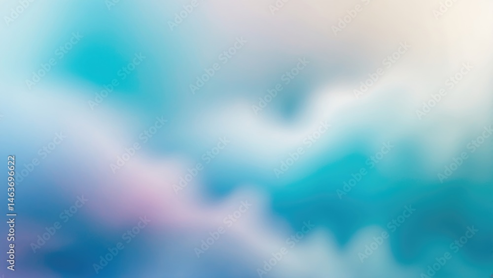 Poster fuzzy pastel gradient abstract backdrop with colorful grain and retro digital style