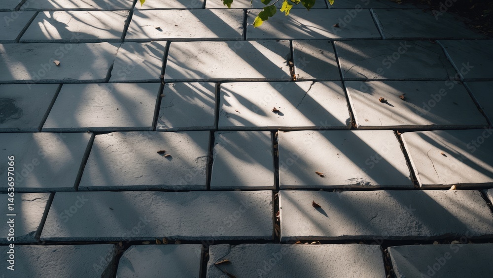 Aufkleber geometric square tiles with wide dimensions