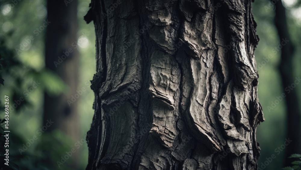 Aufkleber tree bark surface pattern