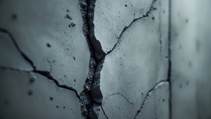 Grunge Textured Background Featuring Cement Crack