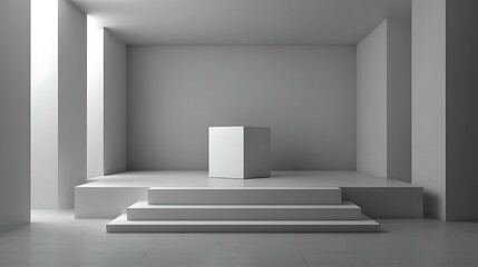 Modern Minimalist Showcase Interior Design