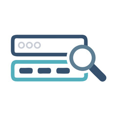 Search Bar with Magnifying Glass Icon Representing Web Search and Navigation