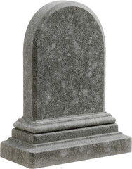 Grey Stone Gravestone Memorial