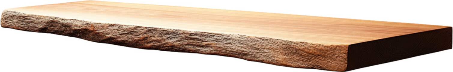 Natural Wooden Shelf Edge