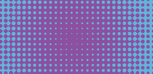 Polka dot pink white gradient halftone pattern
