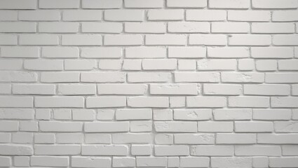 Fototapeta premium Banner design with a white brick wall as the background
