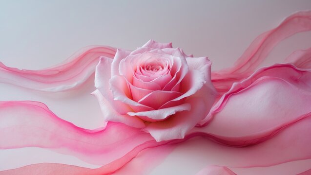 Fototapeta Colorful watercolor design featuring roses and grunge textures