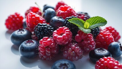 Macro shot of fresh ripe berry