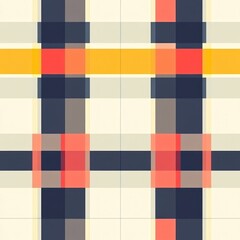 Fototapeta premium Colorful, geometric plaid pattern