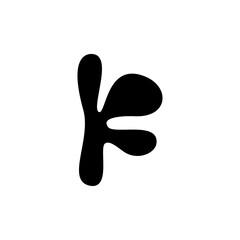 Letter K Inspired Blob