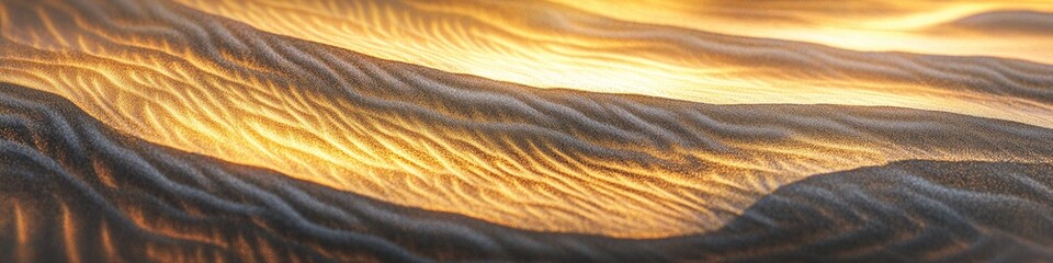 Fototapeta premium Abstract desert landscape with warm colors and textured ridges