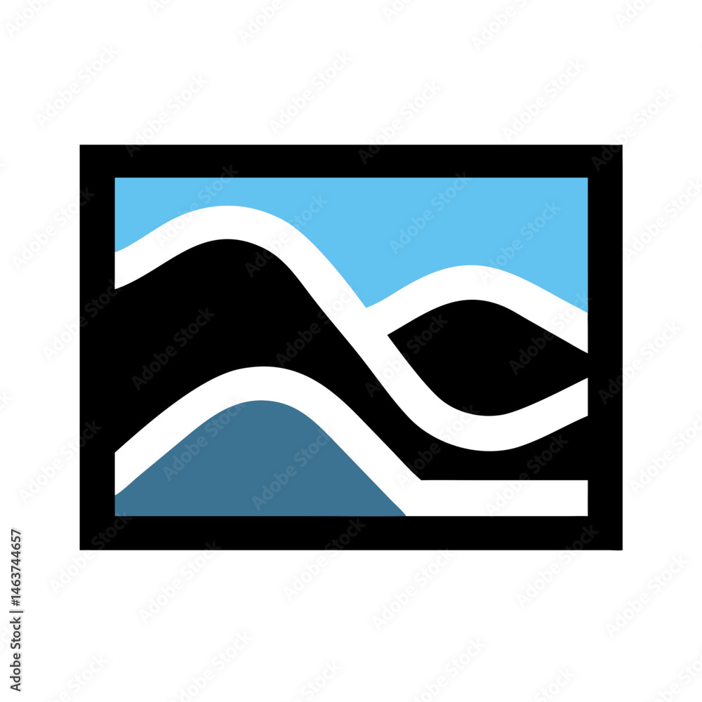 Poster abstract texture design icon representing graphic background and visual surface