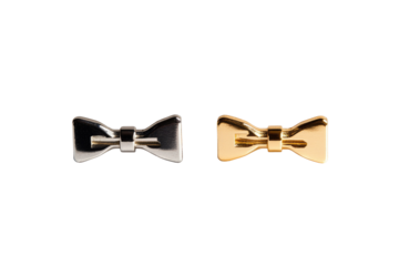 Metallic bow tie