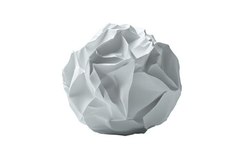 Obraz premium Crumpled Paper Sphere