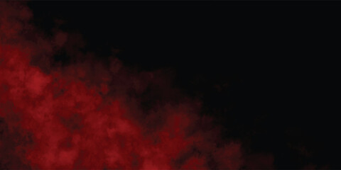 Intense Red Fog with Dark Grunge Background for Chilling Effects

