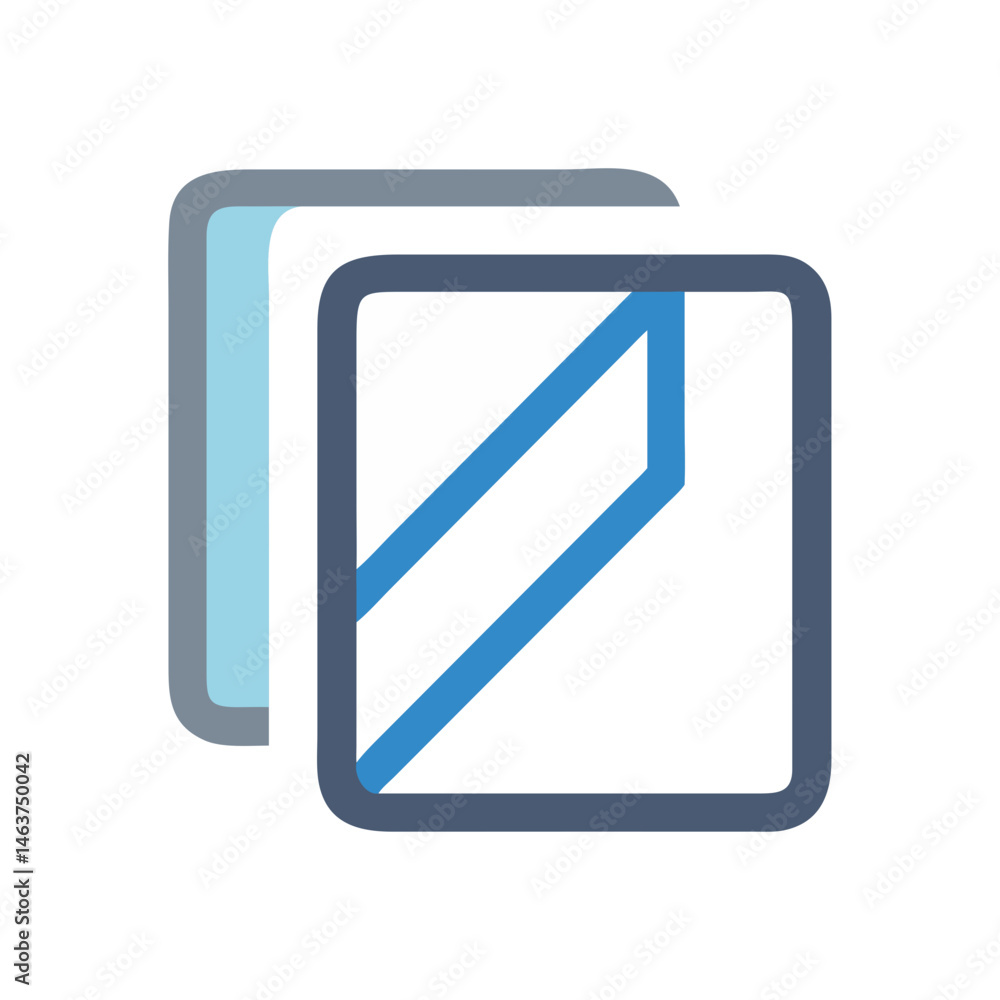 Poster Overlay Elements Icon Representing Blending and Layer Composition in Graphic Design