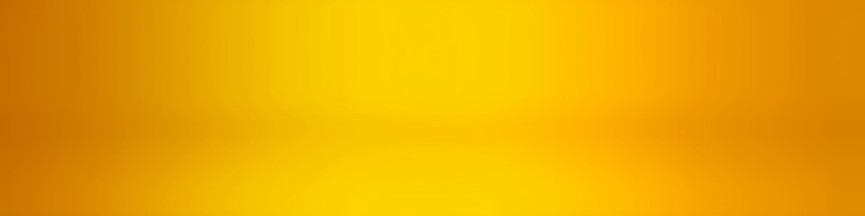 Abstract gold yellow background. Minimalist gradient. Smooth banner or wallpaper