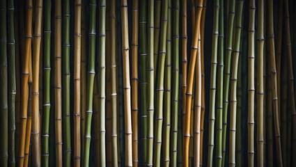 Fototapeta premium Premium natural slim bamboo texture design