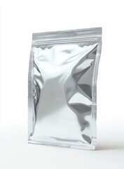 Metallic foil pouch,  sealed and ready