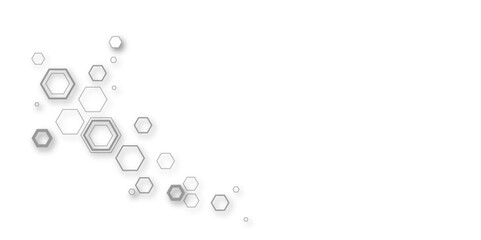Abstract background with lines .Background with hexagons . Geometric seamless texture white abstract background with hexagons.Futuristic honeycomb hexagon white background.	
