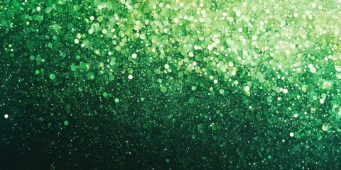 Sparkling green festive glitter background