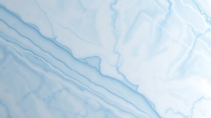 Obraz premium Sky Blue Marble Texture with White and Dark Veins – Smooth Abstract Stone Pattern for Interiors and Digital Backgrounds