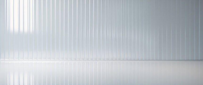 Background with a seamless design of stripes on a white translucent plastic sheet