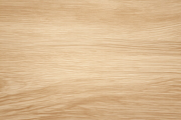 Naklejka premium Light oak wood surface seen from above. Neutral tone and smooth finish make it perfect for product backgrounds or flat lay compositions.