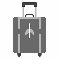 Travel crew soft sided luggage vector art illustration
