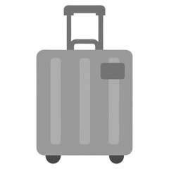 Travel crew soft sided luggage vector art illustration