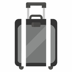 Travel crew soft sided luggage vector art illustration
