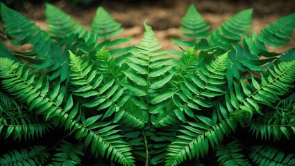 Lush bright green leaves on a Tree
