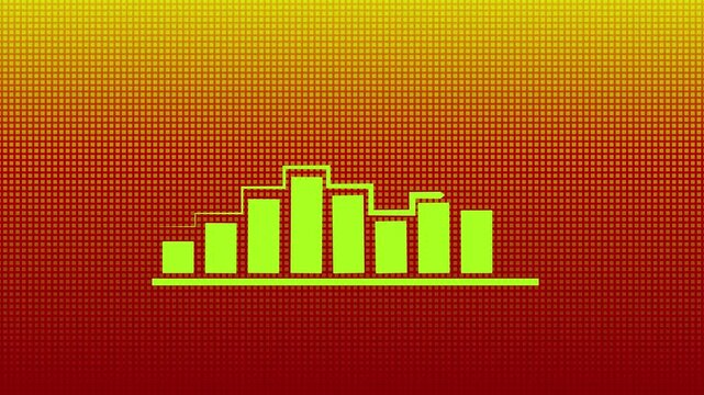 Graph chart downtrend symbol graph - success. colored diagram. Graph showing rising arrow. Success arrow growth.