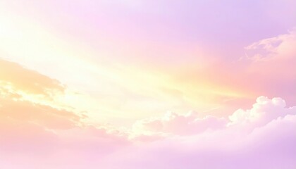 Serene sunset over cloudy horizon natural landscape atmospheric photography tranquil environment wide-angle view dreamy aesthetic