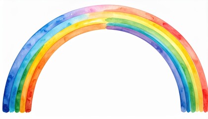 Vibrant rainbow art nature watercolor painting serene background aesthetic viewpoint colorful representation for creative inspiration
