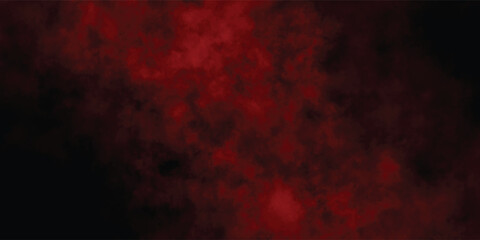 Red and Black Grunge Backdrop with Creepy Cloud Forms


