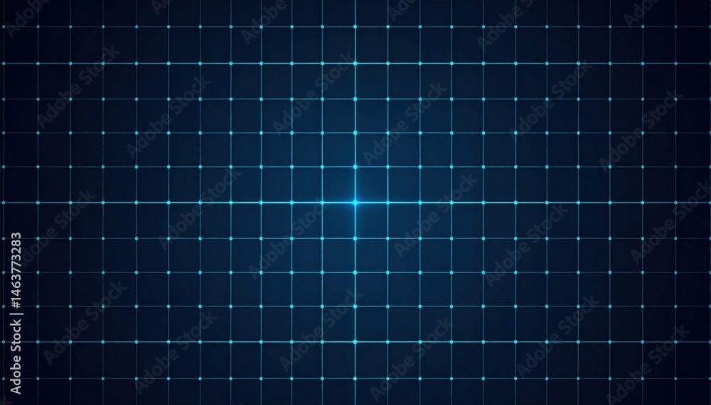 Poster creating digital patterns with geometric grids virtual environment graphic design abstract viewpoint