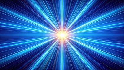 Fototapeta premium Captivating burst of light rays digital concept art cosmic environment futuristic viewpoint symbolizing energy and innovation