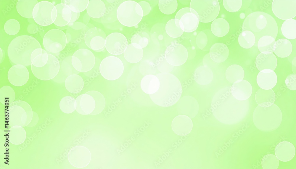 Poster soft green bokeh background abstract setting digital art calm environment close-up view visual seren